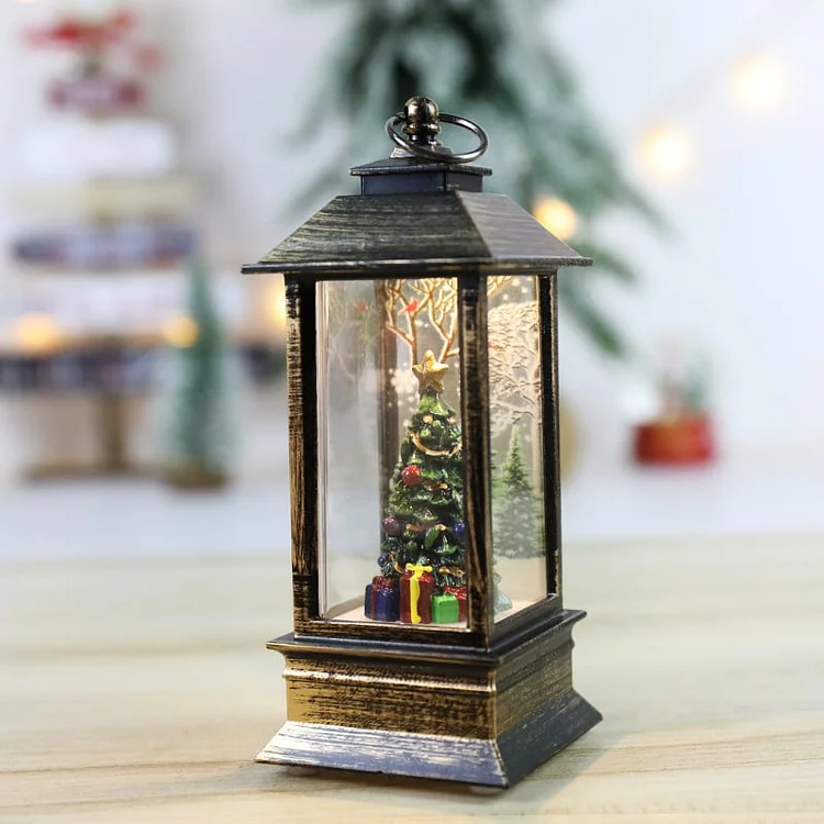 (Early Christmas Sale- SAVE 48% OFF) Snow Globe Christmas Lantern Decorations