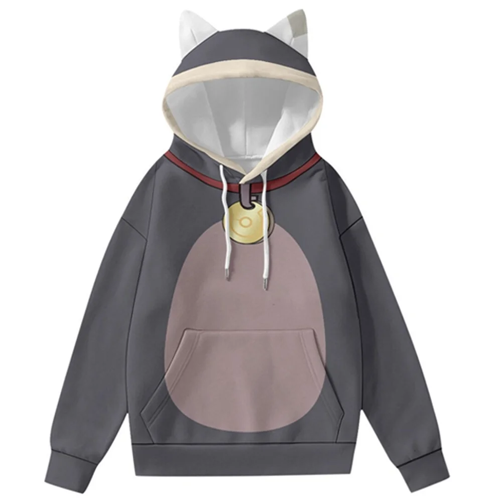 TV The Owl House Gray Hoodie Outfits Cosplay Costume Halloween Carnival Suit