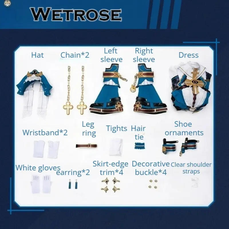 [Wetrose] In Stock Honkai Impact 3rd Theresa Apocalypse AstralOp Game Outfit Cosplay Costume