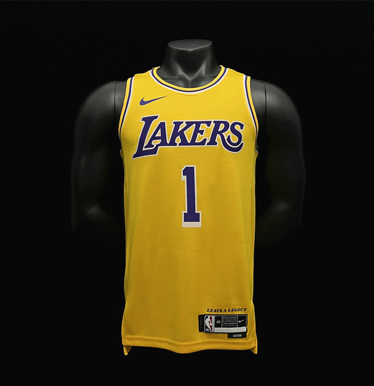 Maillot Los Angeles Lakers RUSSELL 1 NBA Basket Maillot De Fou, site maillot de foot pas cher