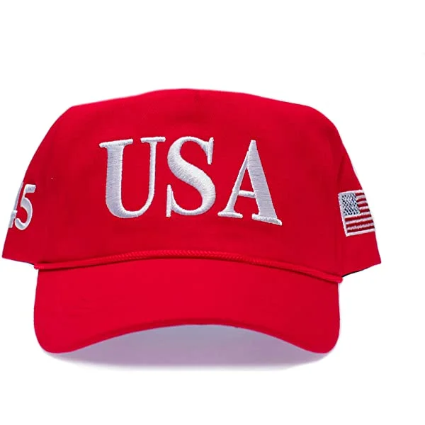 USA 45 Flag MAGA Hat Campaign Hat