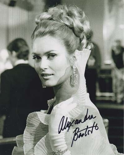 ALEXANDRA BASTEDO (+) RARE 007 JAMES BOND AUTOGRAPH AS MEG CASINO ROYALE 1967