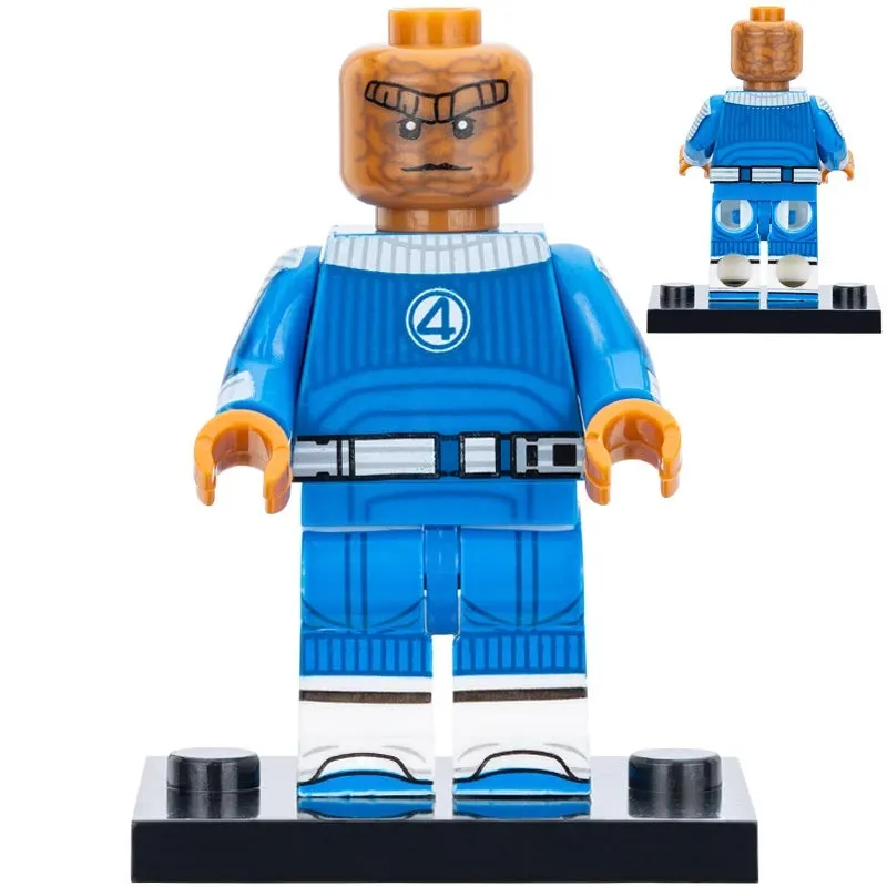 Thing (Fantastic Four) Custom Marvel Superhero Minifigure Minifigure Bricks monstertoys