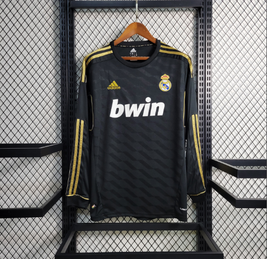 Retro 2011/2012 Real Madrid Away Long Sleeve Football Shirt Thai Quality