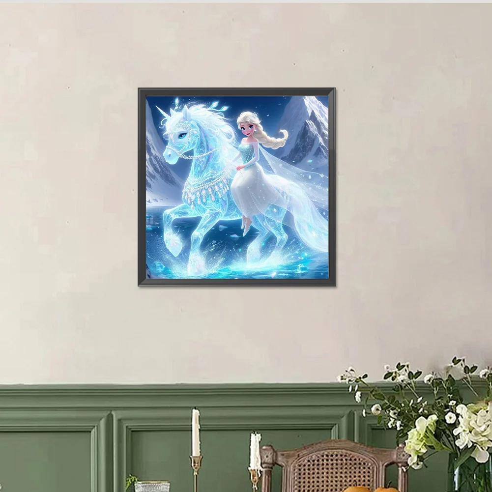 Diamond Painting - Full Round Drill - Princess Elsa(Canvas|40*40cm)