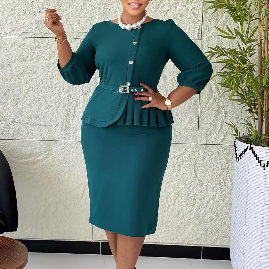 Nigikala Nigikala Women's Winter New Fashion Bubble Sleeve Grand Party Party Dress