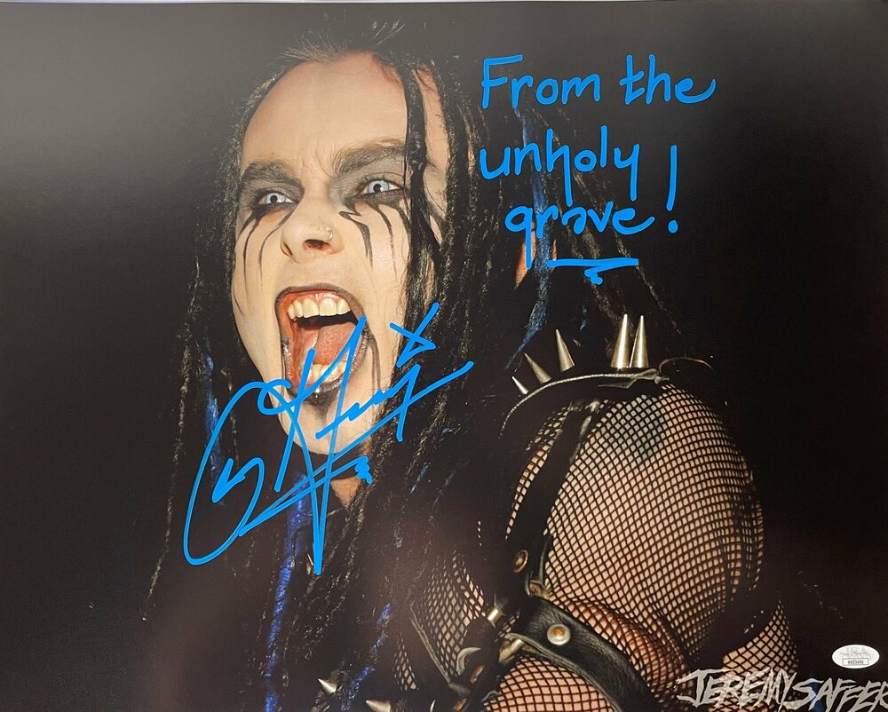 Dani Filth Autograph 16x20 Photo Poster painting Cradle of Filth Signed  4