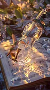 Luxury AB Velvet Diamond Painting Kit - Glass Violin