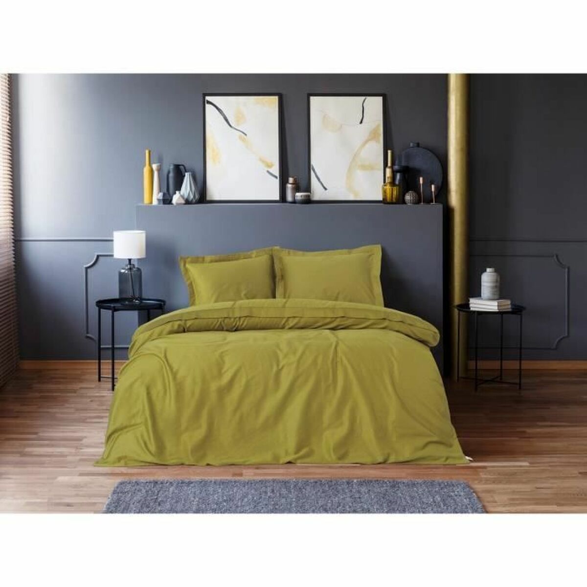 Duvet cover set Khaki 220 x 240 cm