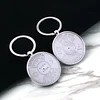 Vintage 50 Years Perpetual Calendar Keychain Sun Moon Compass Keychain Metal Compass Keychain Pendant