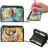 2pcs Elf Girl Pattern Diamond Painting Fashion Card Holder Compact Coin Purse
