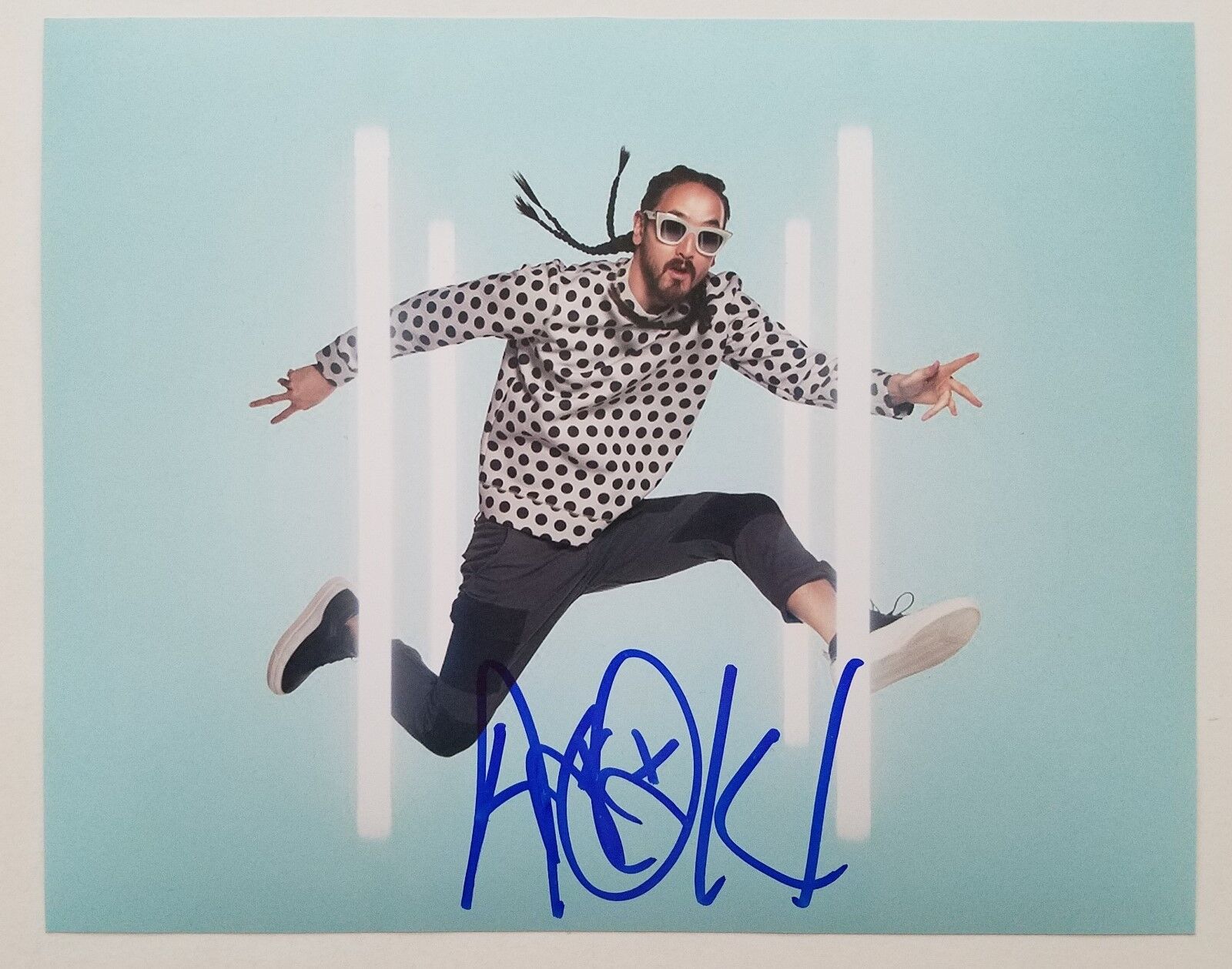 DJ Steve Aoki Signed 8x10 Photo Poster painting EDM Producer Music LEGEND RAD