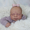 17" Sleeping Newborn Girl Handmade Soft Cloth Body Reborn Baby Doll Crindein - RBBI-Myrebornbabydoll&reg; Myrebornbabydoll&reg;