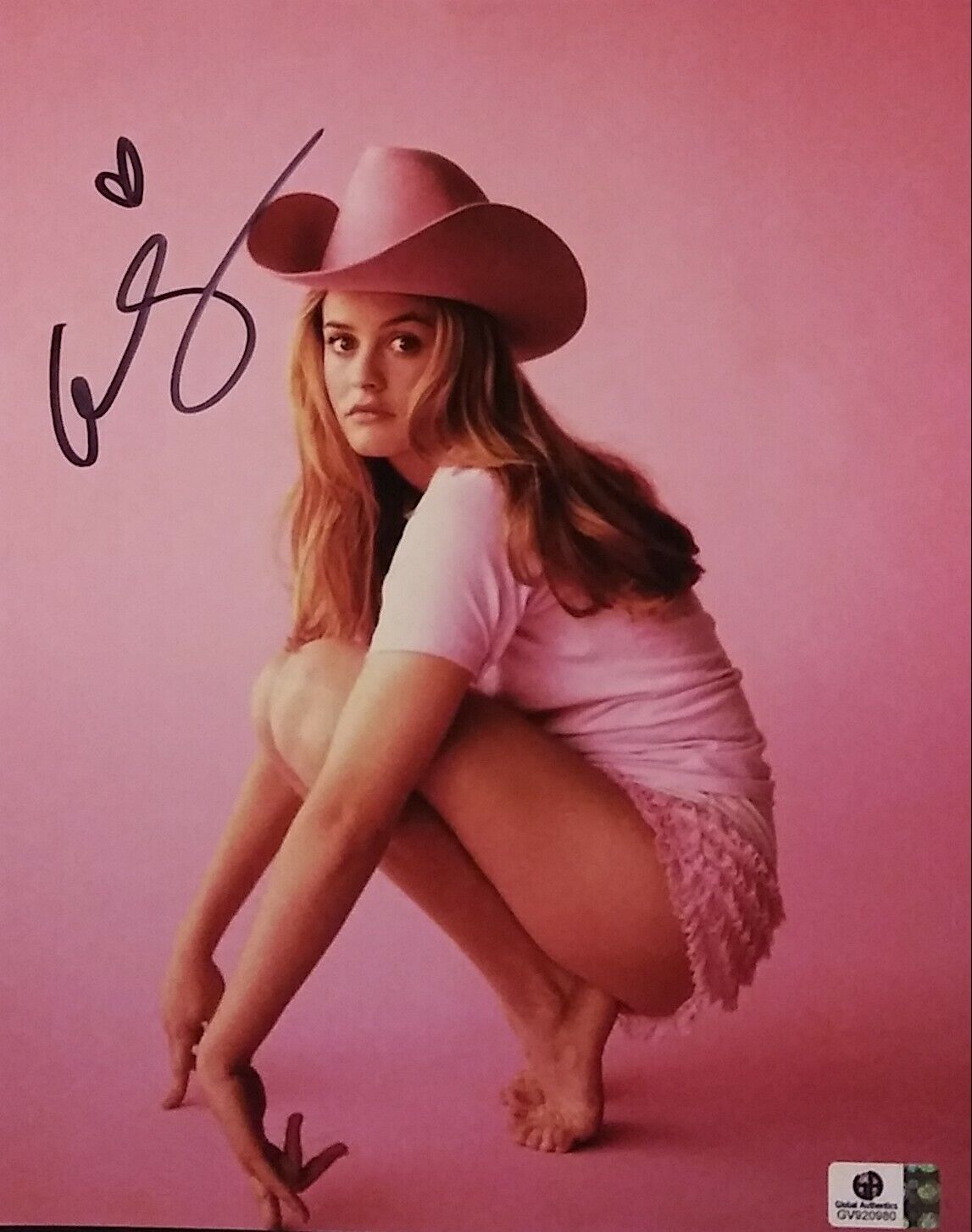 Alicia Silverstone signed 8x10 COA GAI