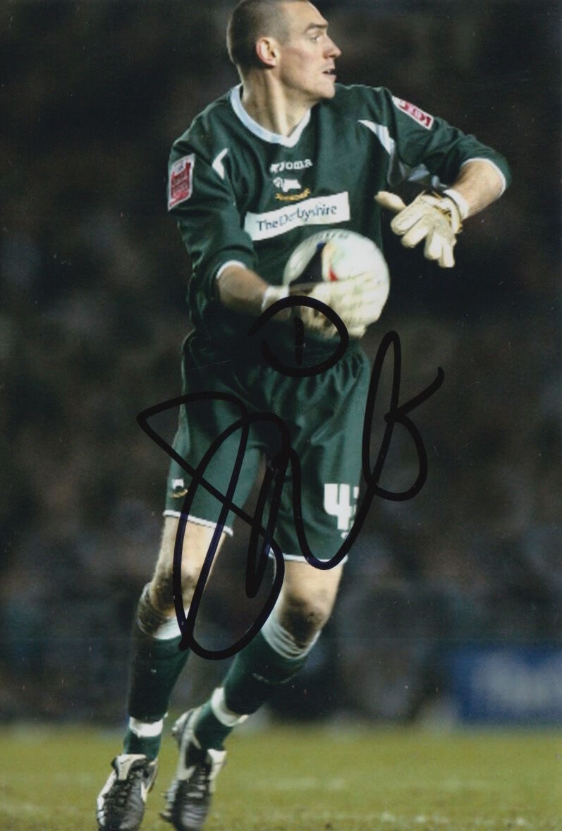 DERBY COUNTY HAND SIGNED STEPHEN BYWATER 6X4 Photo Poster painting 1.