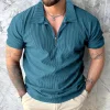 Stylish Teal Polo Shirt for Men - Perfect for Casual and Semi-Formal Occasions by Inlyline