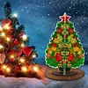 3D Double Sided Drills Diamond Painting Xmas Tree DIY Special Shaped Desk Ornament Kits