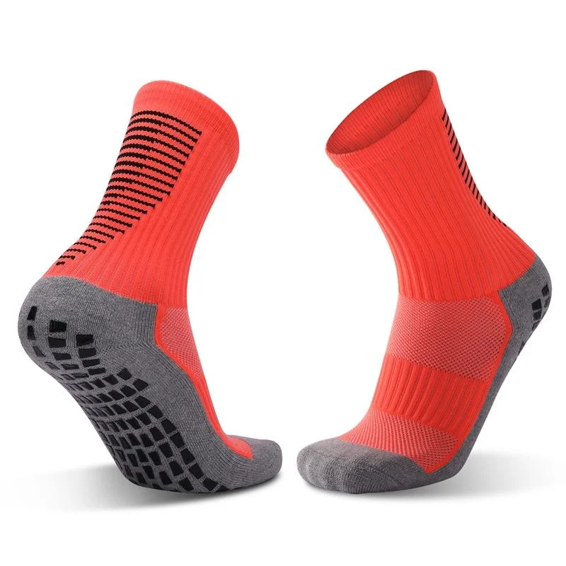 Adult Thick Towel Football Socks Non-Slip Wear-Resistant Tube Socks, Size: Free Size