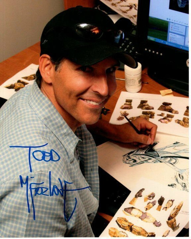 Todd mcfarlane signed autographed spawn venom Photo Poster painting