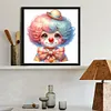 Clown Makeup Girl-Full Round Diamond painting 40*40CM