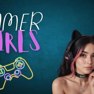 Pornhint NSFW Art 112 Images Beautiful sexy gamer girls AI generated NSFW