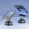 Car Magnetic Vacuum Adsorption Phone Bracket for Kitchen Mirro Gym Bath Shower