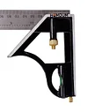 Stainless steel ruler with 3 aluminum parts Multi-function combination ruler Precision angle measuring instrument