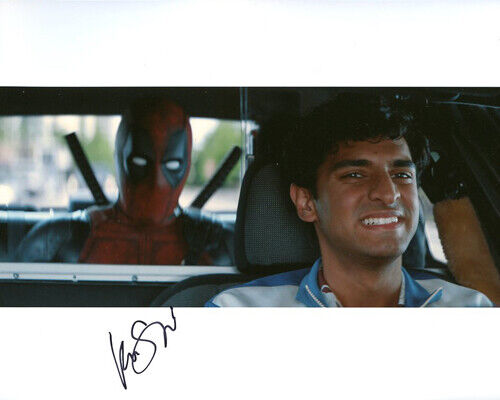 Karan Soni signed autograph Photo Poster painting 8x10 in COA in Person Deadpool 4