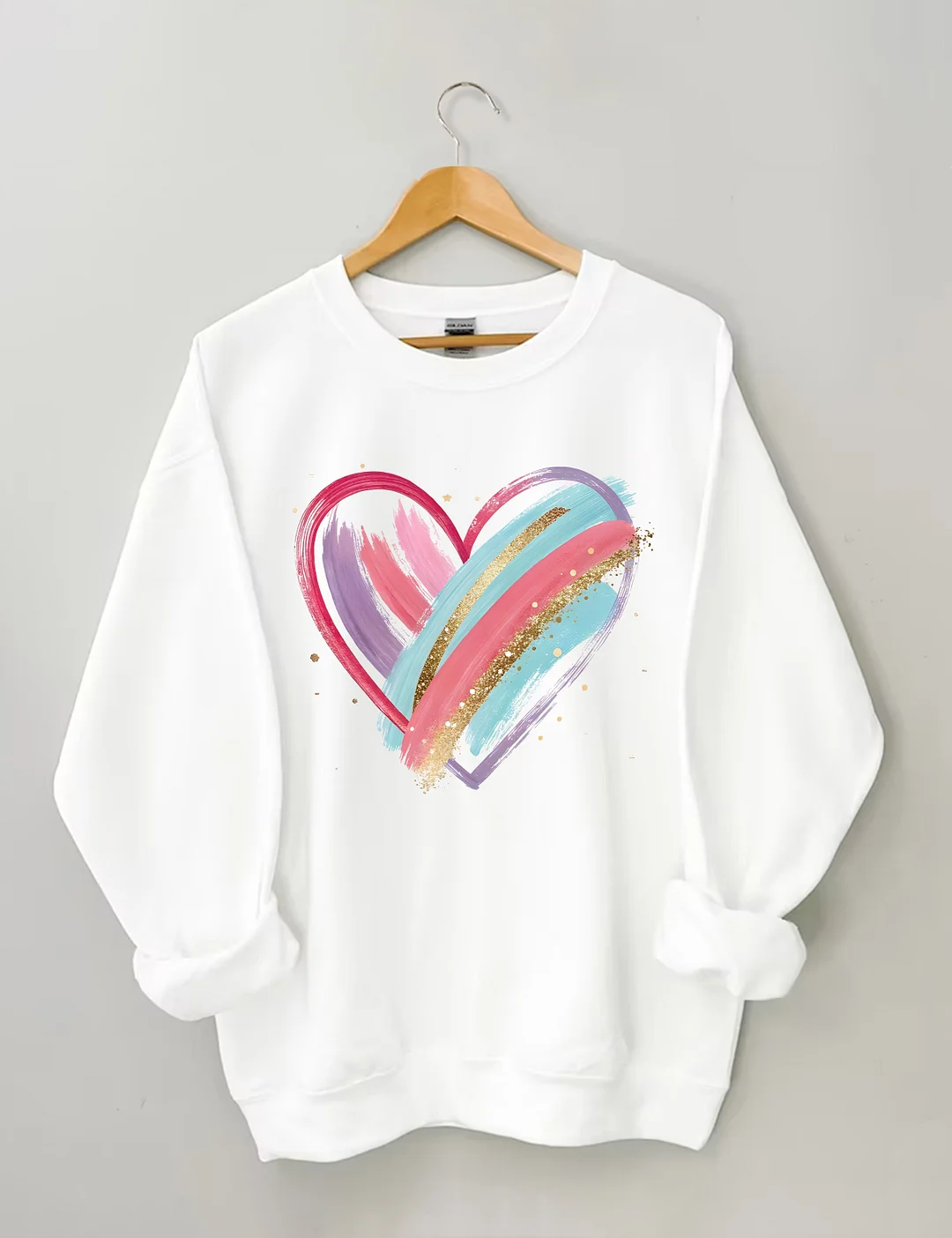 Valentines Day Heart Sweatshirt