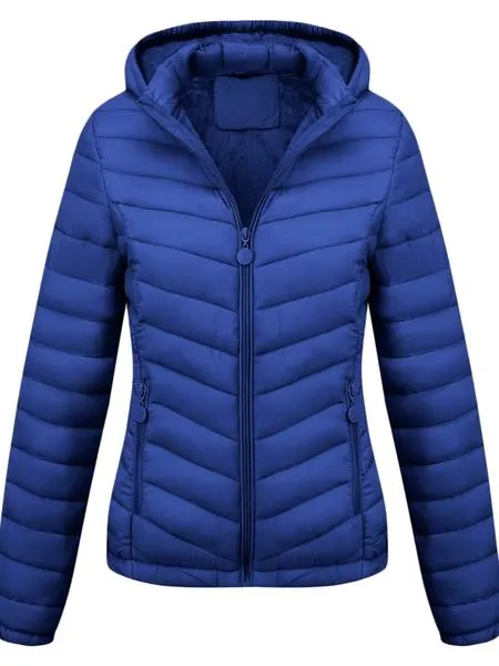 Women's Lightweight Puffer Jacket, Casual Fall & Winter Hooded Coat with Pockets, Warm Daily Commute Outerwear Women's Lightweight Puffer Jacket, Casual Fall & Winter Hooded Coat with Pockets, Warm Daily Commute Outerwear
