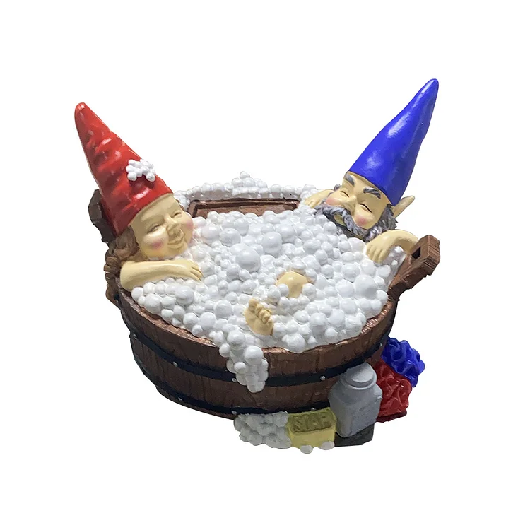 【Ornament】Home Decor Resin Ornaments-Solar Bath Bubble Gnome gbfke