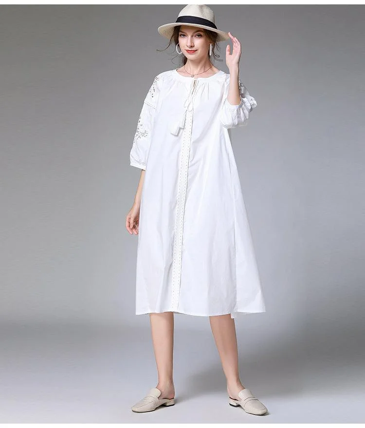 Women's new fashionable embroidered dress