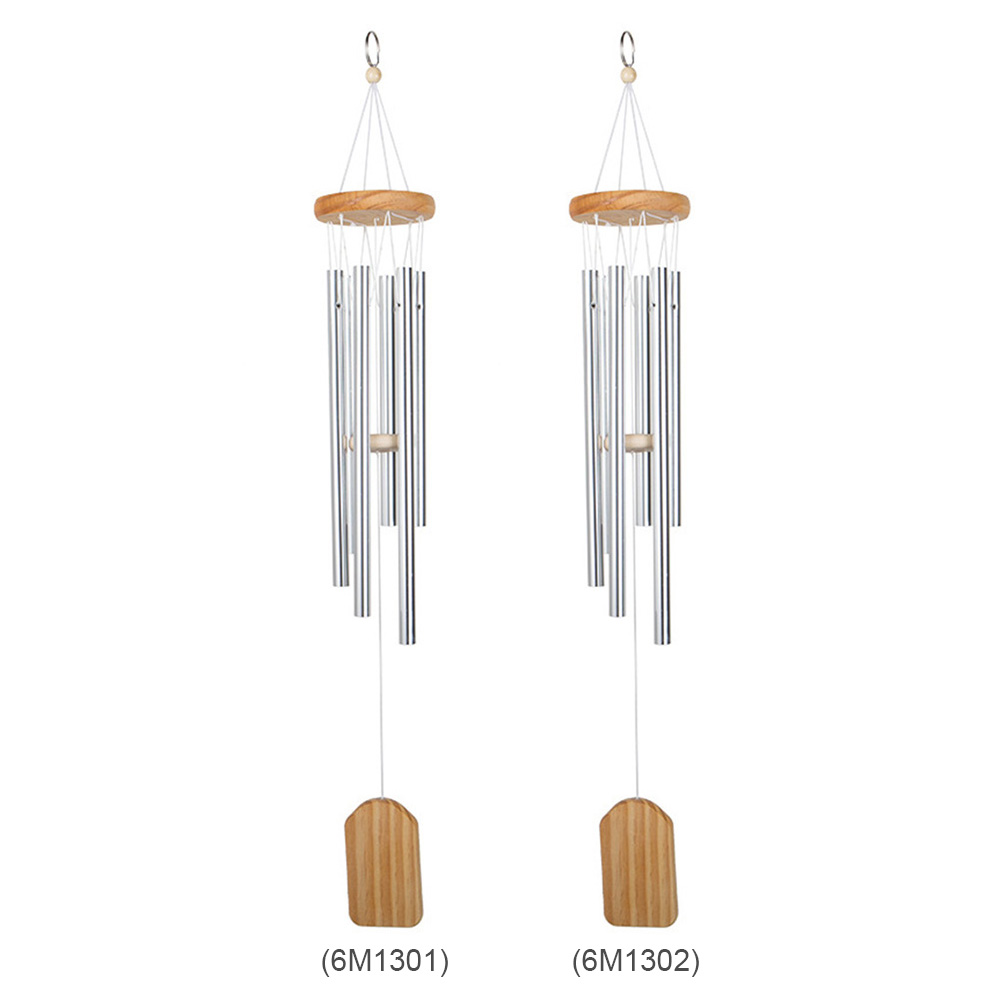 

Solid Wood Aluminum Tube Bells Windchime Outdoor Metal Hanging Wind Chime, 65cm, 501 Original
