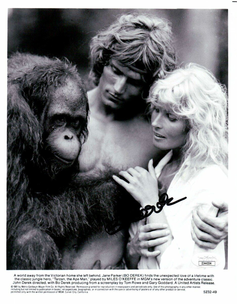 Bo Derek Signed Autographed 8X10 Photo Poster painting Tarzan, the Ape Man JSA II44334