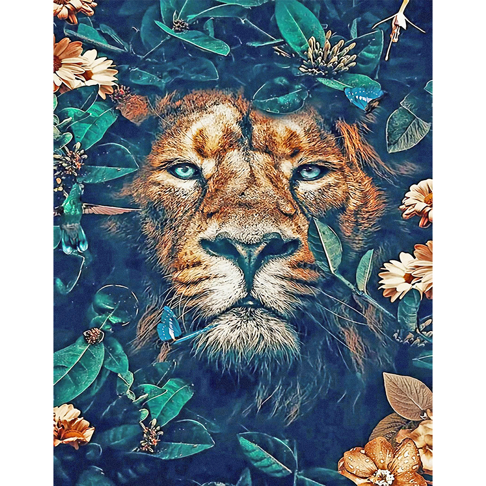 Diamond Painting - Full Round - Lion (40*50cm)