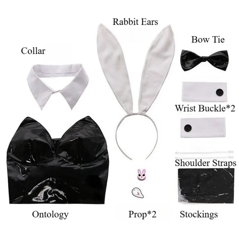 [Wetrose] In Stock Goddess of Victory: Nikke Folkwang Mary Soda Alice Bunny Girl Full Set Game Outfit Cosplay Costume