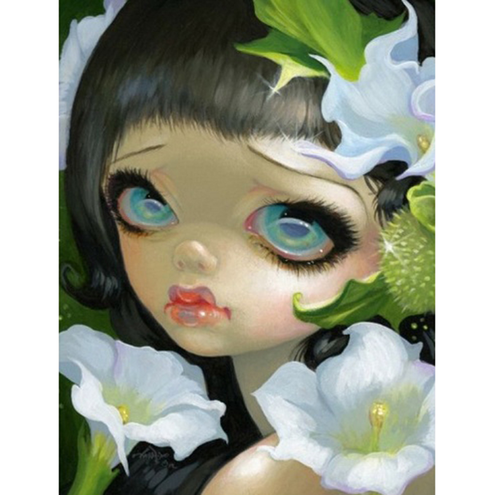 

Big Eyes Doll - Round Drill Diamond Painting - 30*40CM, 501 Original