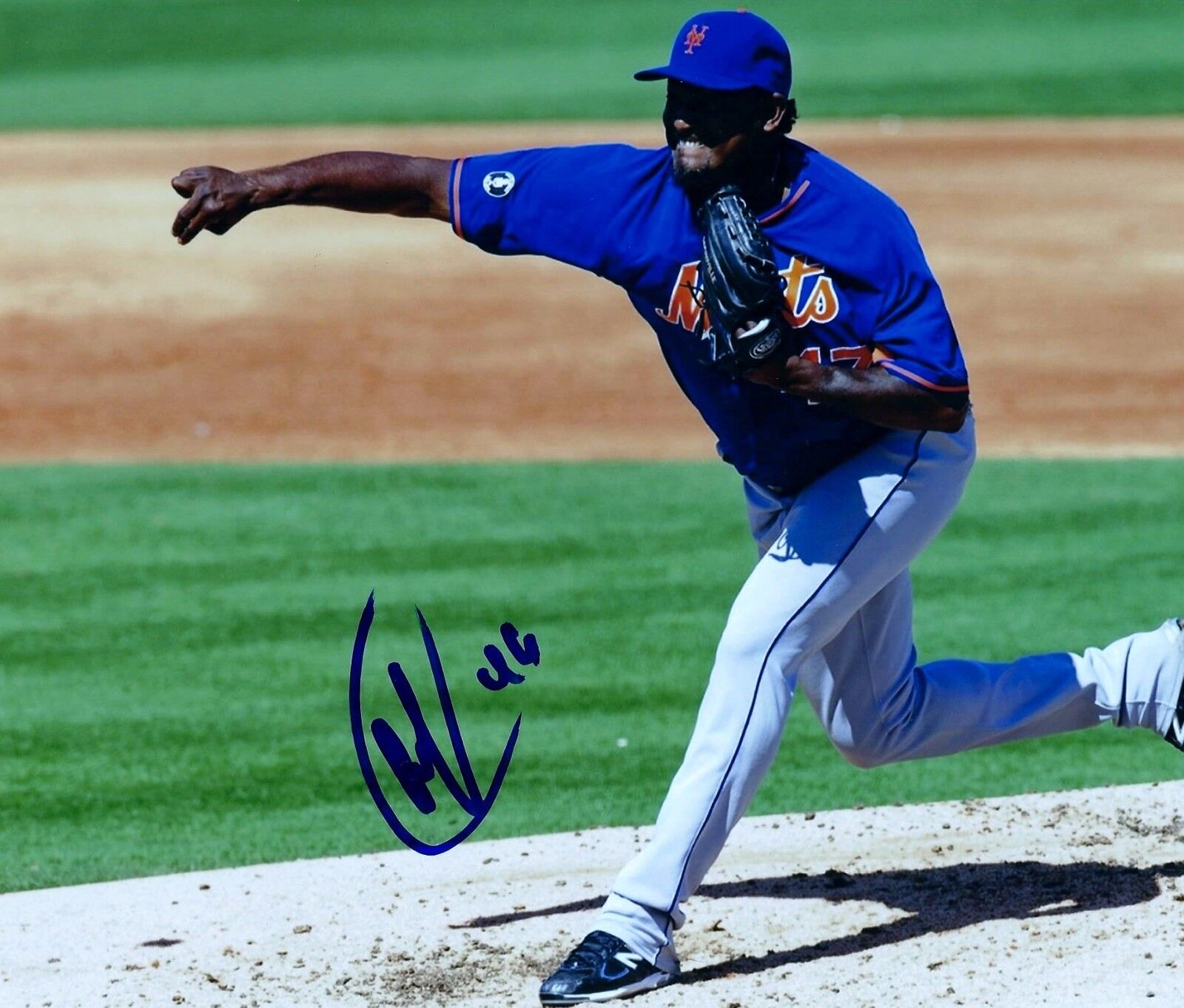 Autographed Jose Valverde New York Mets 8x10 Photo Poster painting- COA