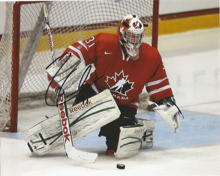 Team Canada Zachary Fucale Signed Autographed 8x10 Photo Poster painting COA