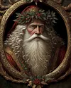 AB luxurious polyester cloth diamond Painting Kits | Christmas