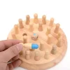 🍭&Eacute;checs de b&acirc;ton de match de m&eacute;moire en bois