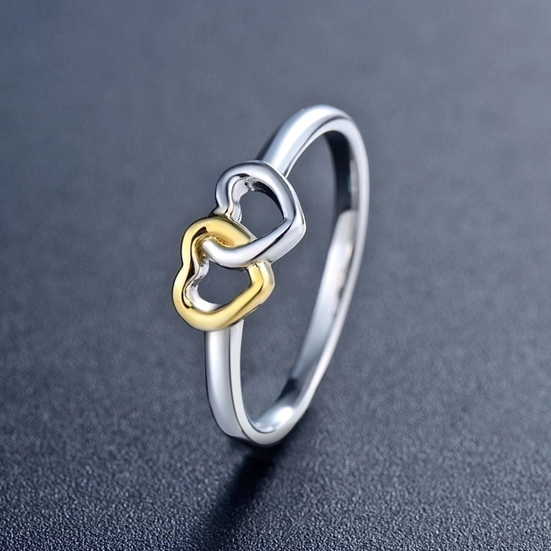 925 Sterling Silver Rings Heart Shape