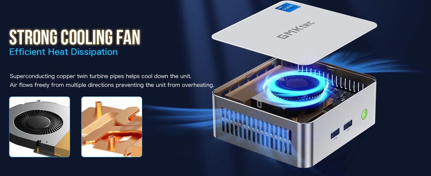 Intel 12th Core i5 12450H Mini PC--NucBox M3