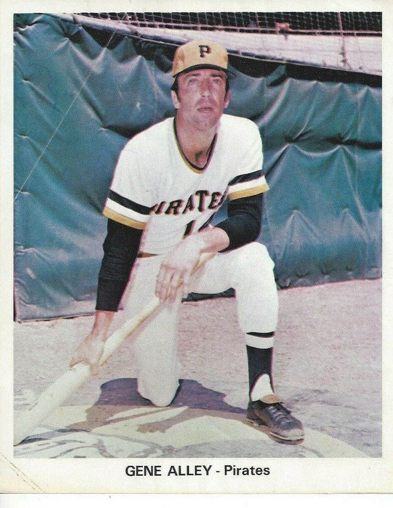 Gene Alley 9x7 Press Print Pittsburgh Pirates Rare B828