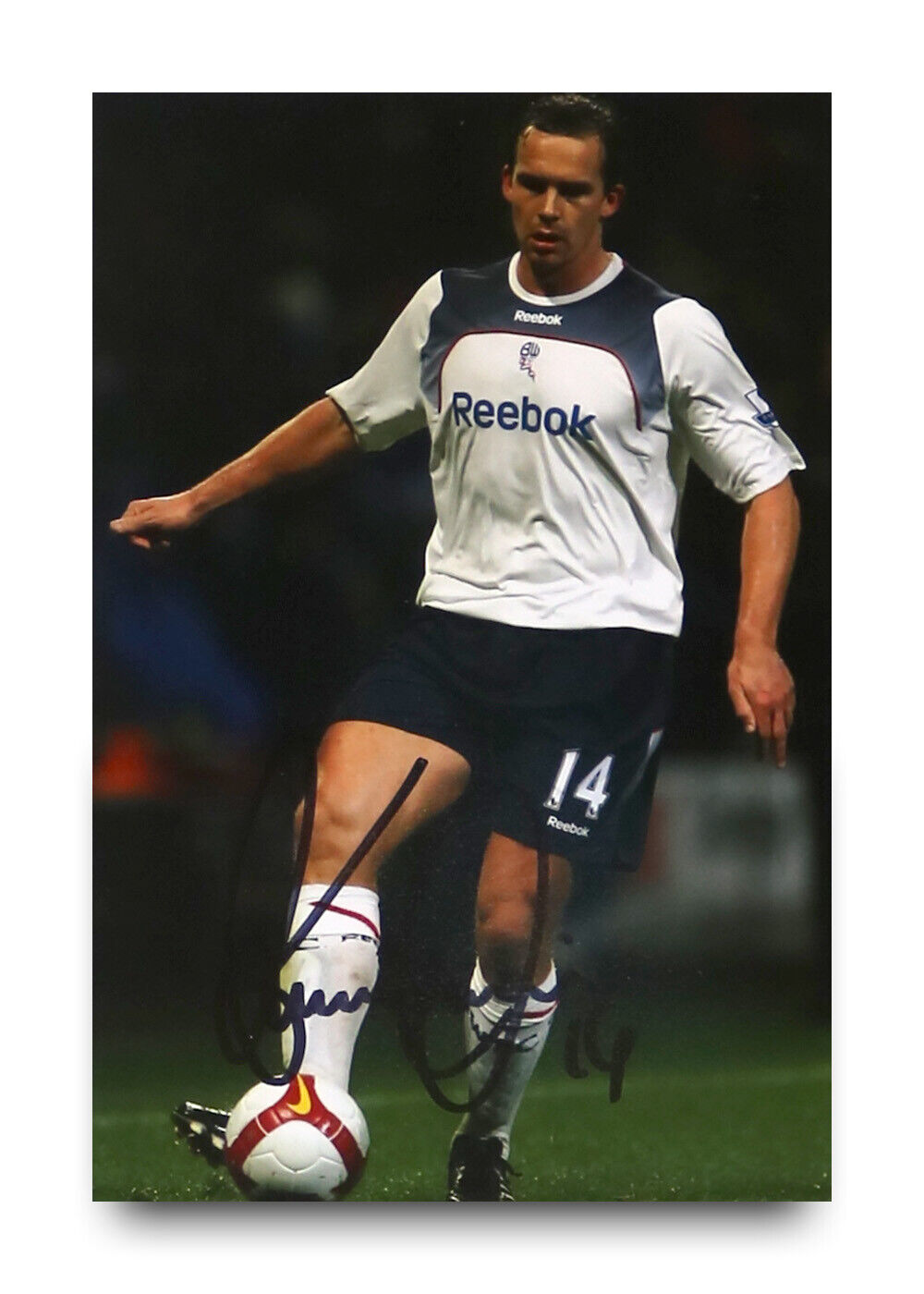 Kevin Davies Hand Signed 6x4 Photo Poster painting Bolton Wanderers Autograph Memorabilia + COA