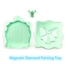 DIY Diamond Painting Tray Set with Bow Pattern, Magnetic Lid, Diamond Painting Accessories