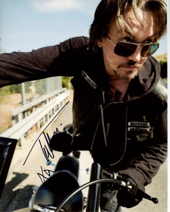 TOMMY FLANAGAN Signed Autographed SONS OF ANARCHY FILIP CHIBS TELFORD Photo Poster painting