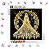Diamond Painting-DIY Crystal Rhinestone Flower Shining Girl