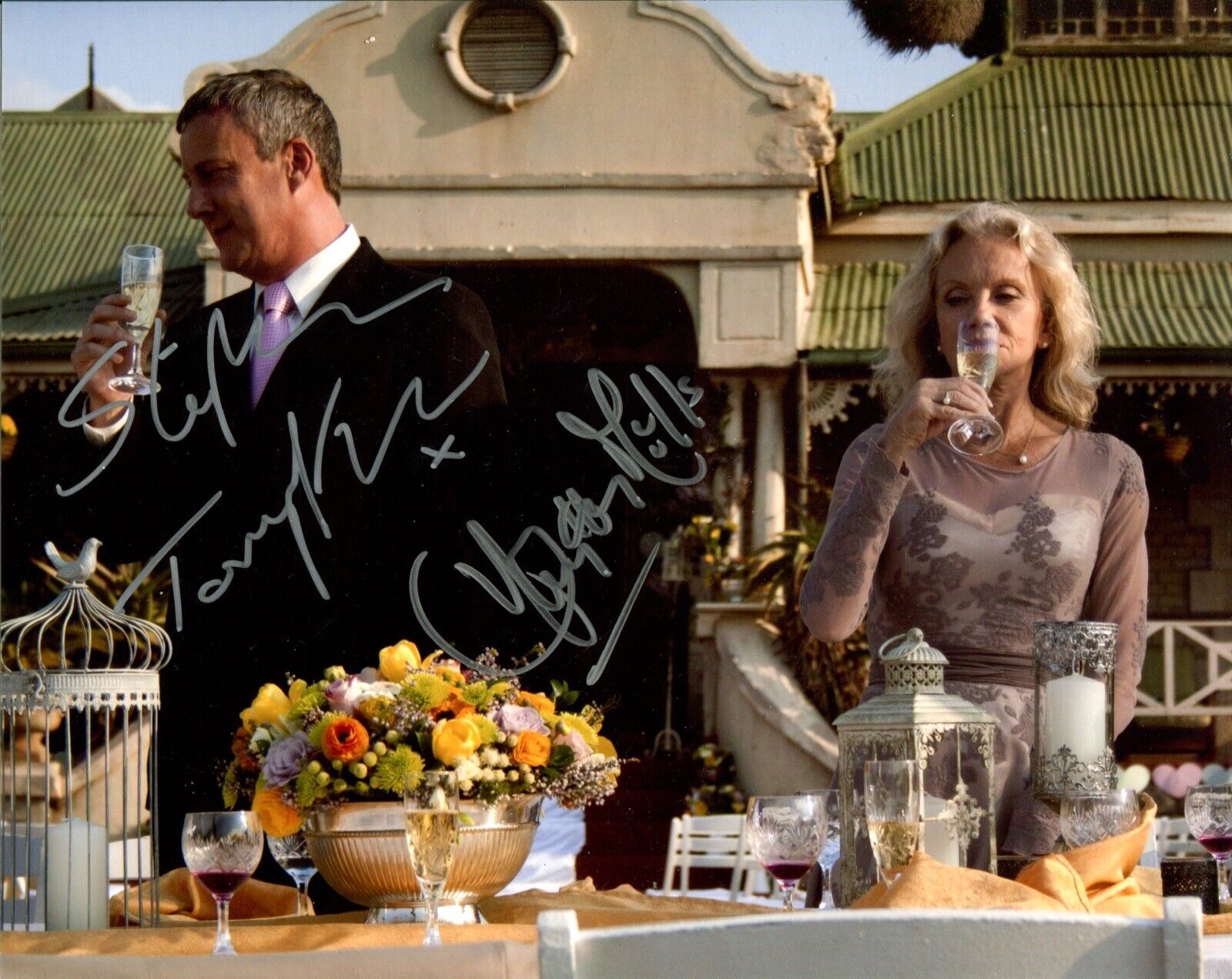 Wild at Heart TV drama series Photo Poster painting signed by Stephen Tompkinson & Hayley Mills