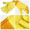 1 Pair Long Thorn Proof Rose Pruning Gloves Leather Garden Gloves for Women Men
